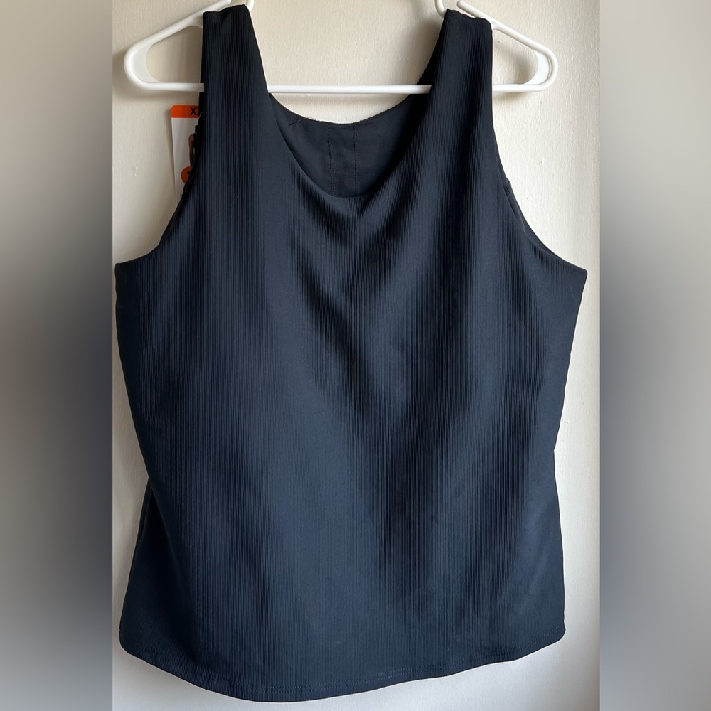 32 Degrees Black Scoop Neck Tank Top